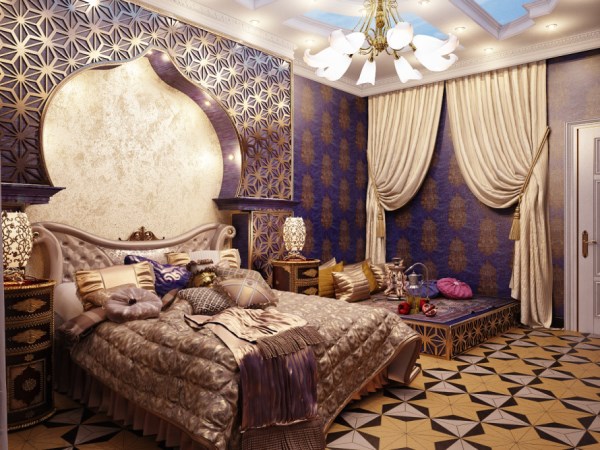 Bedroom Interior Design In Arabian Style