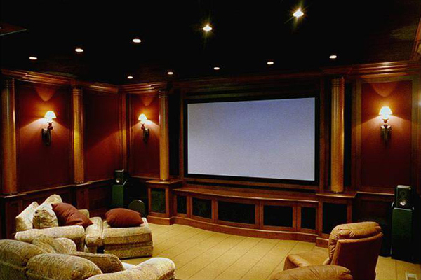 bedroom home theater